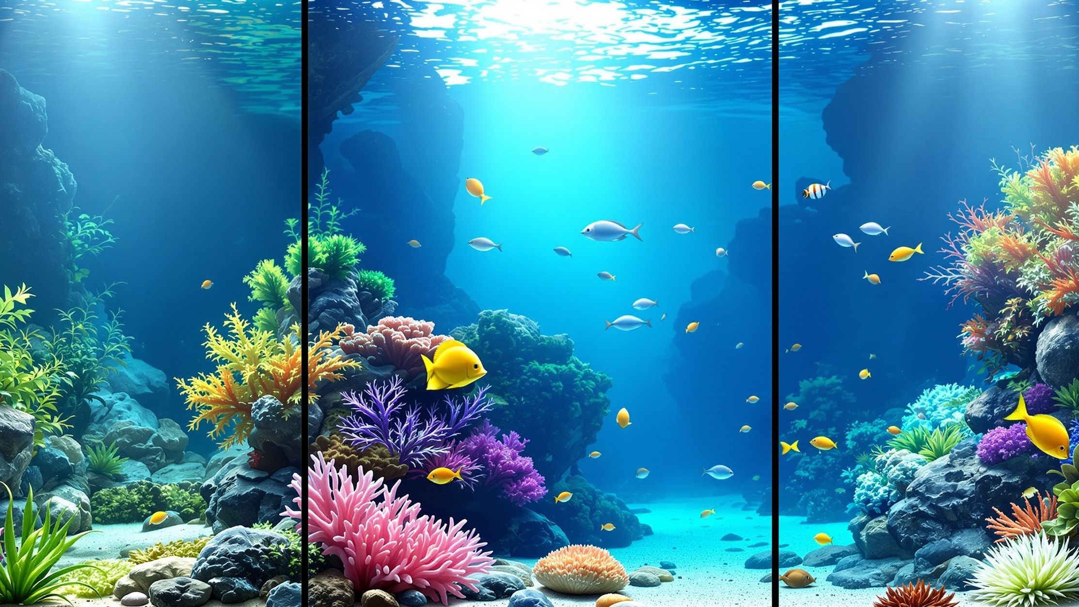 River, Lake & Coral Reef Biomes