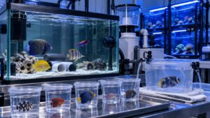 Rare marine fish acclimation and quarantine system